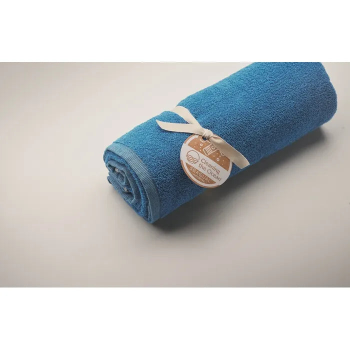 SEAQUAL handdoek 70x140cm SAND  met logo