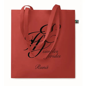 Fairtrade boodschappentas OSOLE COLOUR  1met logo