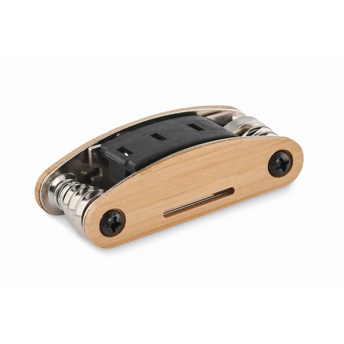 Zakformaat bamboe multi-tool sample