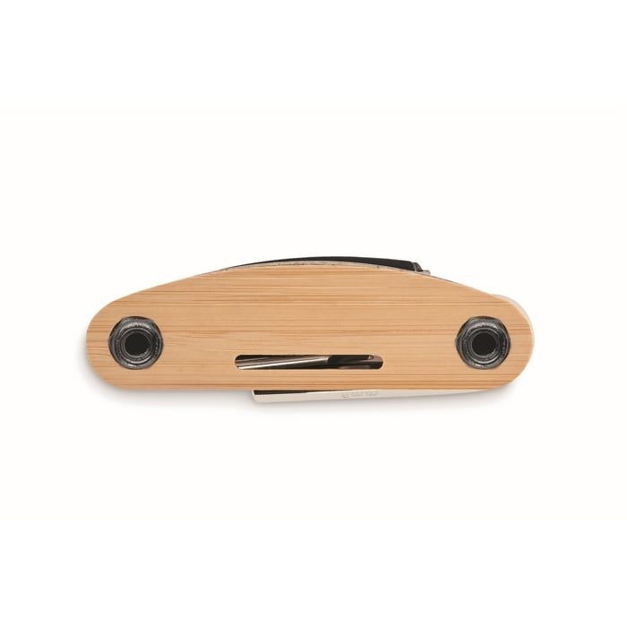 Zakformaat bamboe multi-tool sample