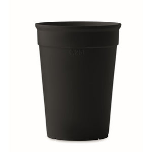 Gerecycled PP beker 300ml blauw 1 kleur 4299