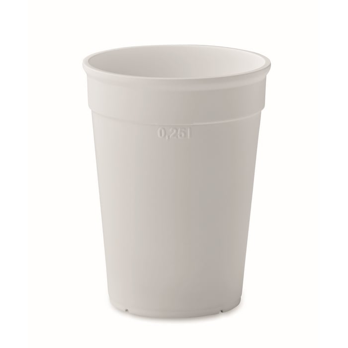 Gerecycled PP beker 300ml sample