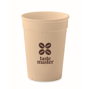 Gerecycled PP beker 300ml 4295