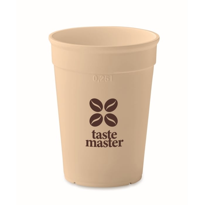 Gerecycled PP beker 300ml sample