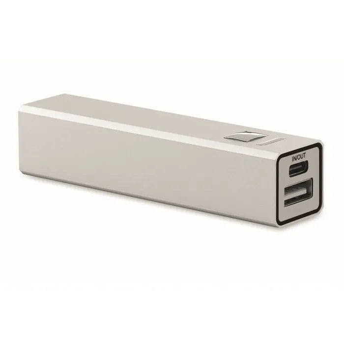 Powerbank 2600 mAh POWERALUC  met opdruk