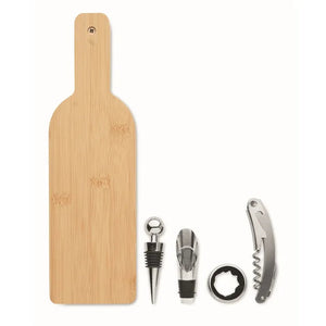 Wijnset in flesvorm VINOVAULT SET  4