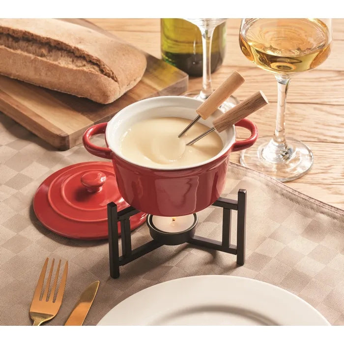 Keramische fondueset  BIG KASE bedrukken