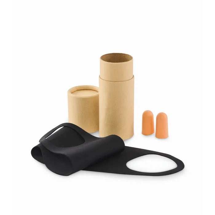 Reisset in kartonnen koker MASKSET bedrukken