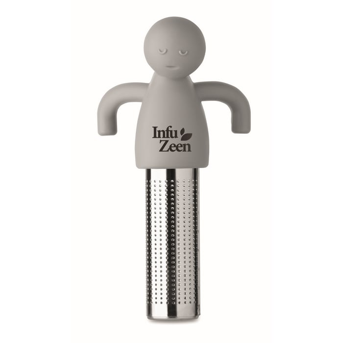 Grappige thee-infuser groen Graveren 4606