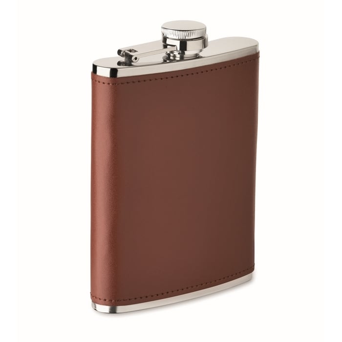 Slanke heupfles 200ml bedrukken