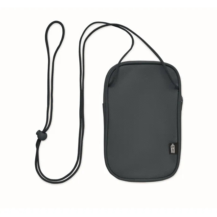 Crossbody reistas RPET KOROVIN POUCH  met opdruk