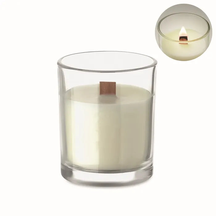 Plantaardige waskaars 80gr KIVAS WOOD  8
