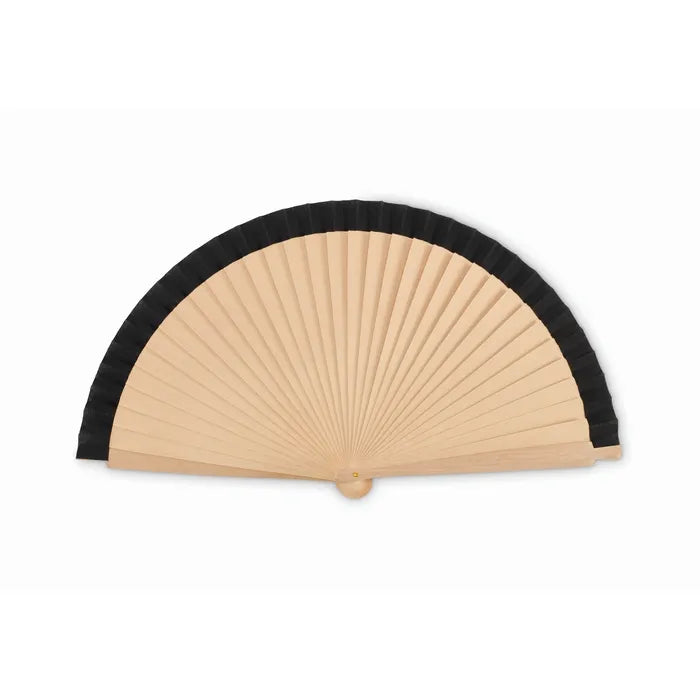 Houten handwaaier WOODFAN bedrukken