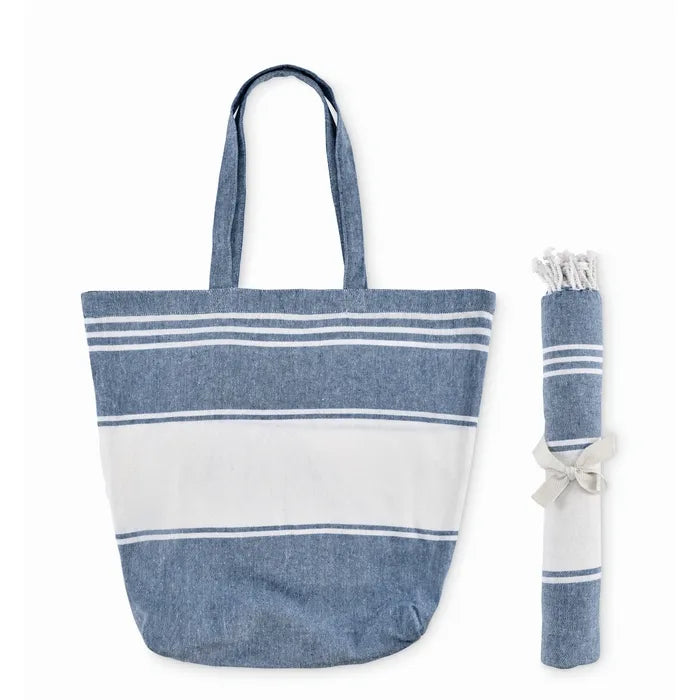 Strandtas met hamamdoek HUMMUM  6