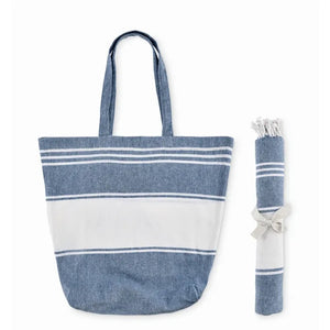 Strandtas met hamamdoek HUMMUM  6
