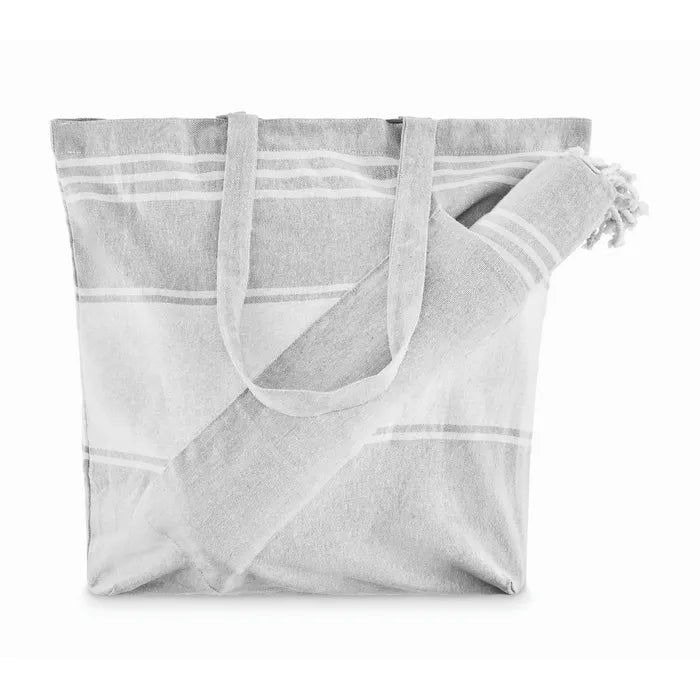 Strandtas met hamamdoek HUMMUM  10