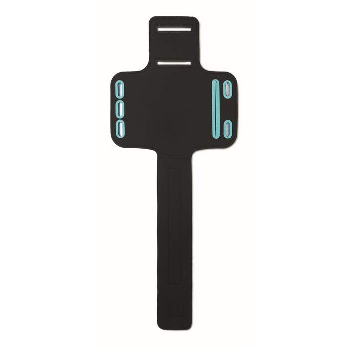 Grote neopreen telefoonhoes zwart 1 kleur tp 4646