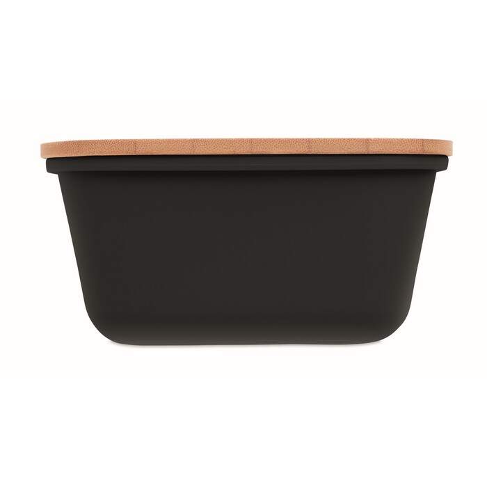 Lunchbox met bamboe deksel sample