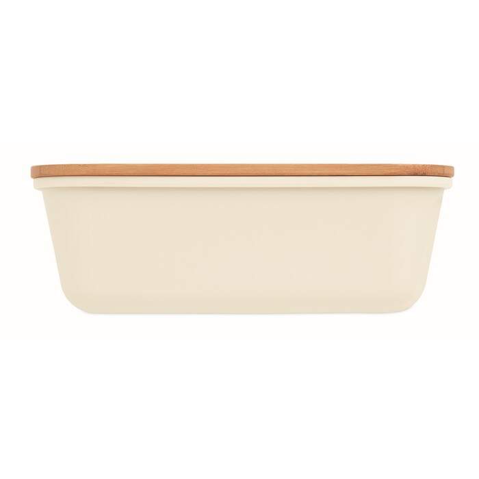 Lunchbox met bamboe deksel sample