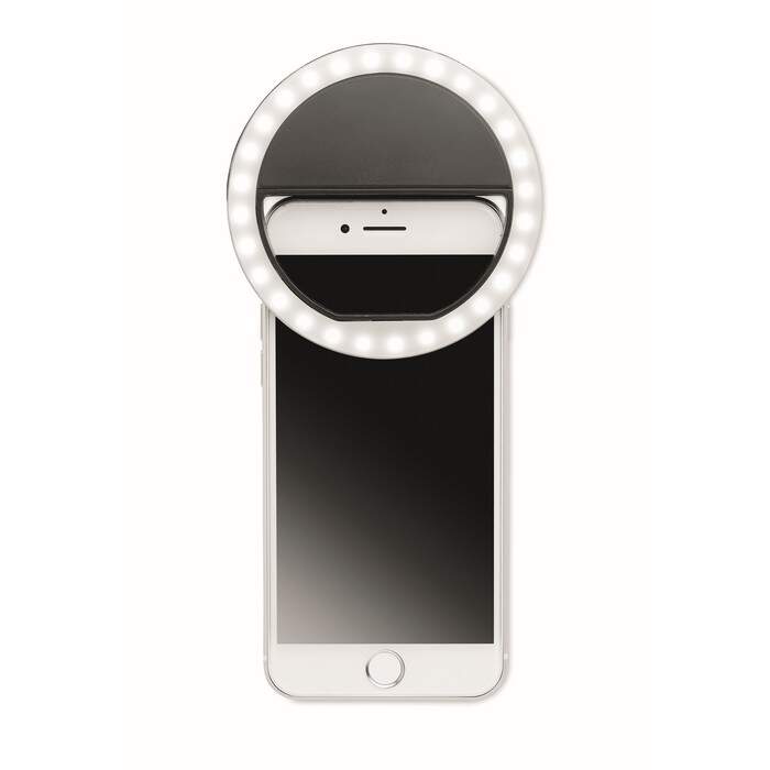 Draagbare selfie ringlamp sample