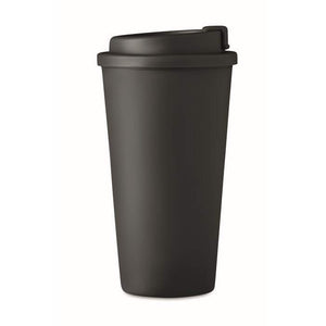 Dubbelwandige drinkbeker 475 ml wit 1 kleur zd 3298