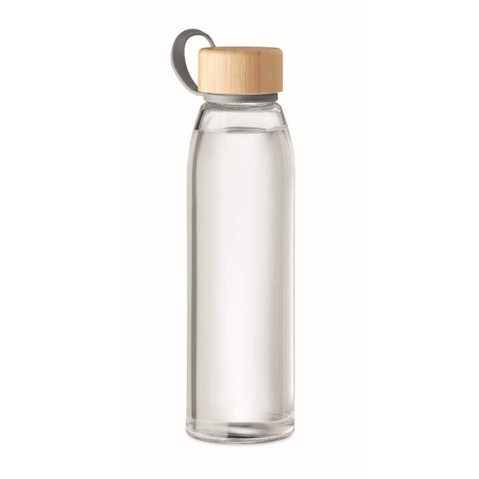 Glazen drinkfles 500ML transparant onbedrukt 4469
