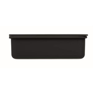 Lunchbox met bestek zwart 3 kleuren tp 7298