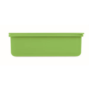 Lunchbox met bestek groen 3 kleuren tp 7290