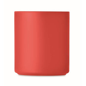 Herbruikbare mok 300 ml rood 2 kleuren tp 5094