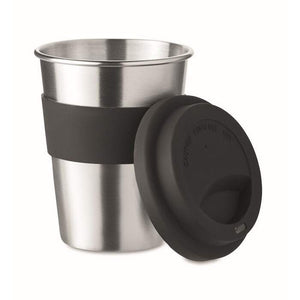 RVS drinkbeker 350 ml wit 1 kleur zd 10578