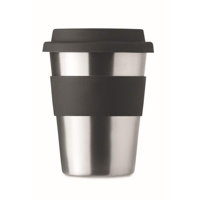RVS drinkbeker 350 ml wit 1 kleur tp 10577