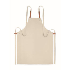 Schort organisch katoen beige 3 kleuren zd 10913