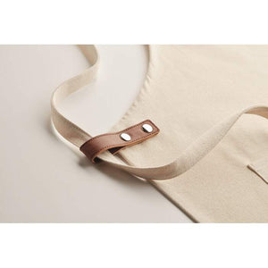 Schort organisch katoen beige 4 kleuren zd 10915