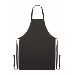 Schort organisch katoen blauw 2 kleuren zd 10924