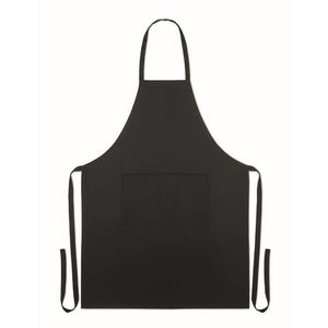 Schort organisch katoen blauw 3 kleuren zd 10926