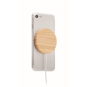 Magnetische draadloze oplader hout Graveren 7532