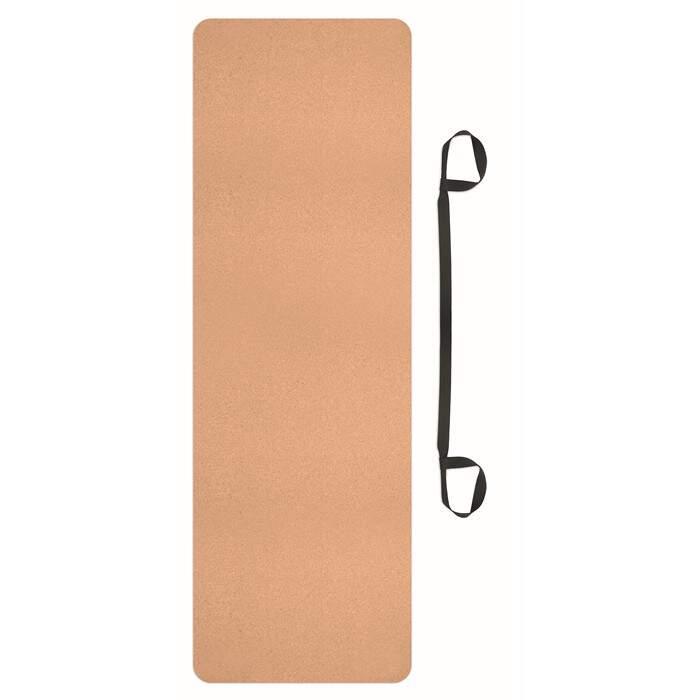 Yogamat van kurk sample