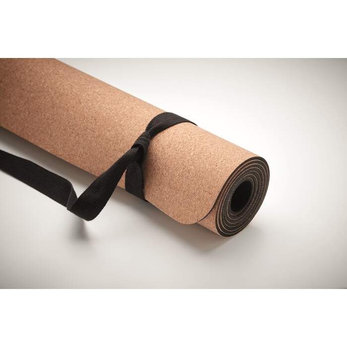 Yogamat van kurk sample