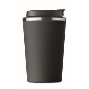 Dubbelwandige drinkbeker beige onbedrukt 3303