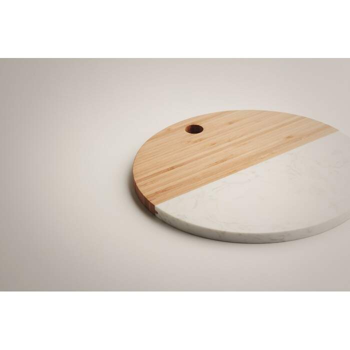Serveerplank marmer/ bamboe 11076
