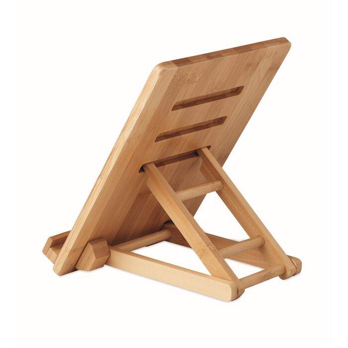 Bamboe laptop standaard sample