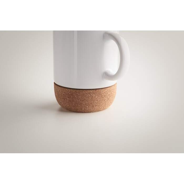 Sublimatie mok met kurk detail 12201