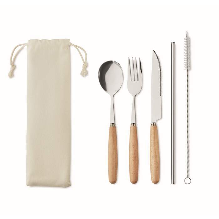 RVS bestekset CUSTA SET bedrukken
