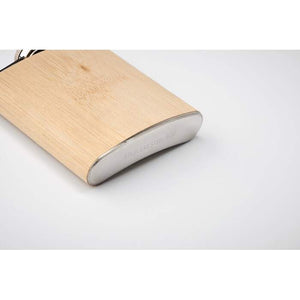 Platte bamboe heupfles 175ml HIPHIP beige 4 kleuren tp 9408