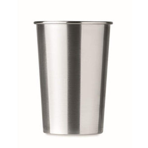 RVS beker 350ml BONGO zilver Graveren 10560