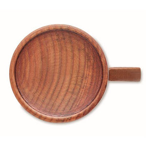Eikenhouten mok 280 ml TRAVIS hout onbedrukt 3564