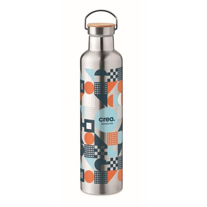 Dubbelwandige RVS drinkfles 1L HELSINKI LARGE sample