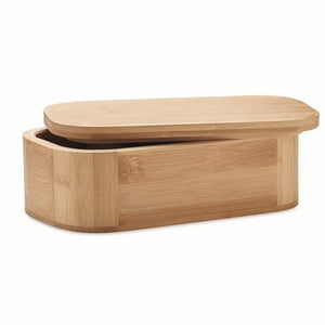 Bamboe lunchtrommel 1000ml LADEN LARGE hout 3 kleuren tp 1233
