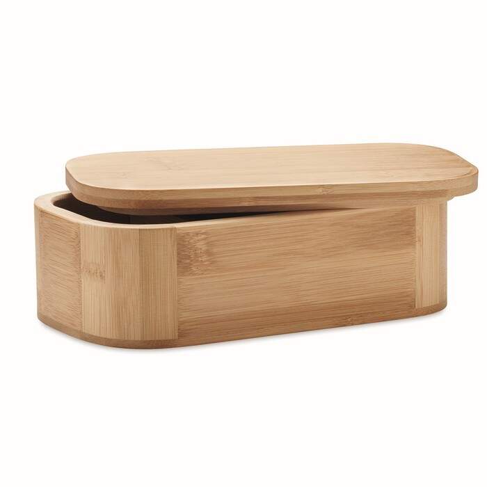 Bamboe lunchtrommel 1000ml LADEN LARGE hout 3 kleuren tp 1233