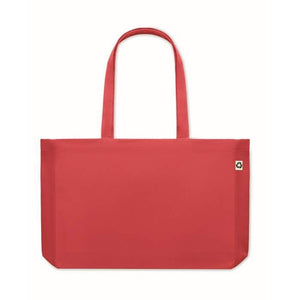 Gerecyclede tas 280 gr/m&sup2; RESPECT COLOURED rood 1 kleur zd 4382